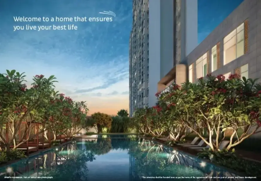 Godrej Kukatpally Apartment main elevation hd image by Godrej Properties located at Kukatpally, Hyderabad Telangana