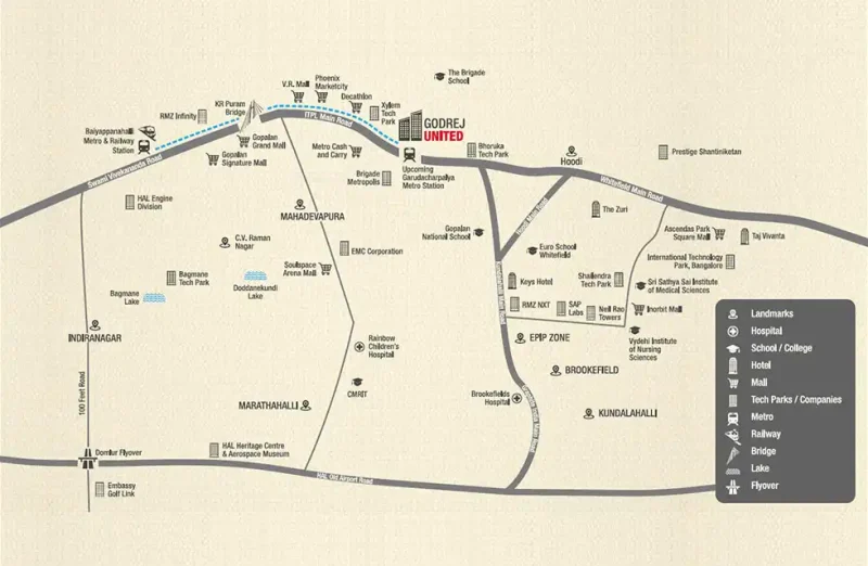godrej-united-location-map